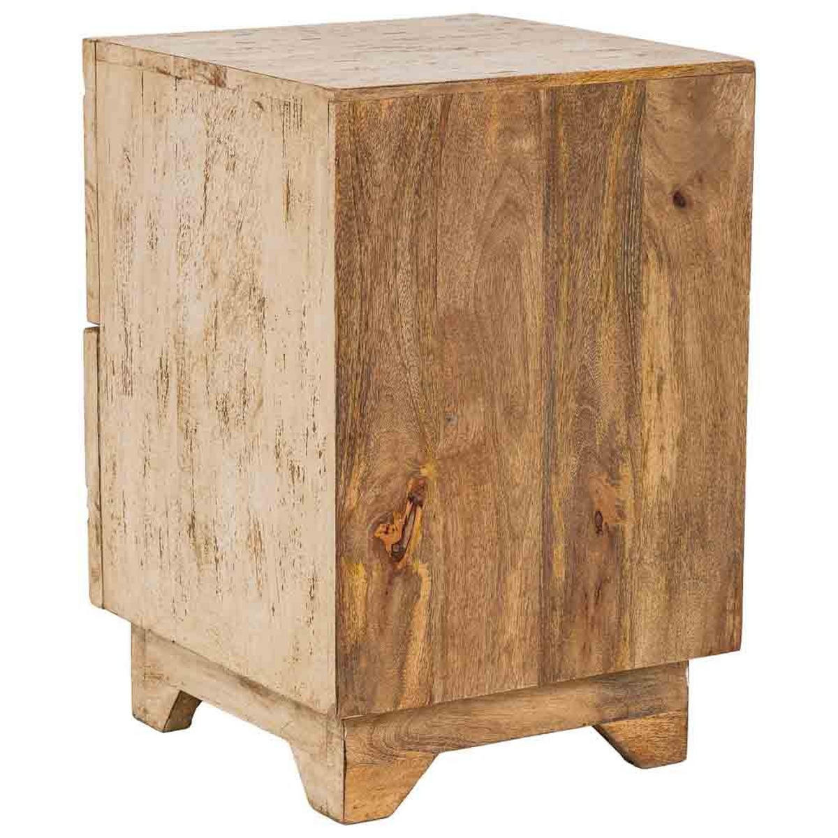 BEISTELLTISCH aus holz 37x40x56cm - Beige, Holz (37/56/40cm) - Wanderlust