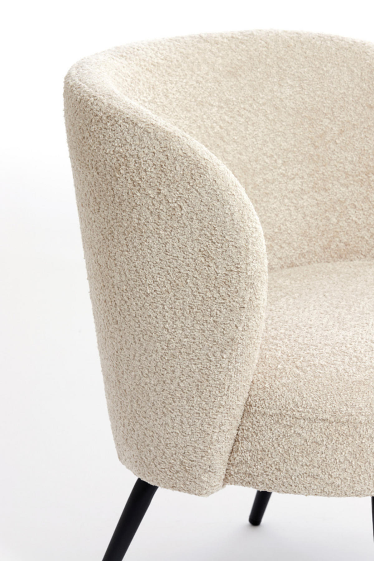 SESSEL Dieyda Braun 68/67/72 cm - Beige, Textil (68/72/67cm) - Light & Living