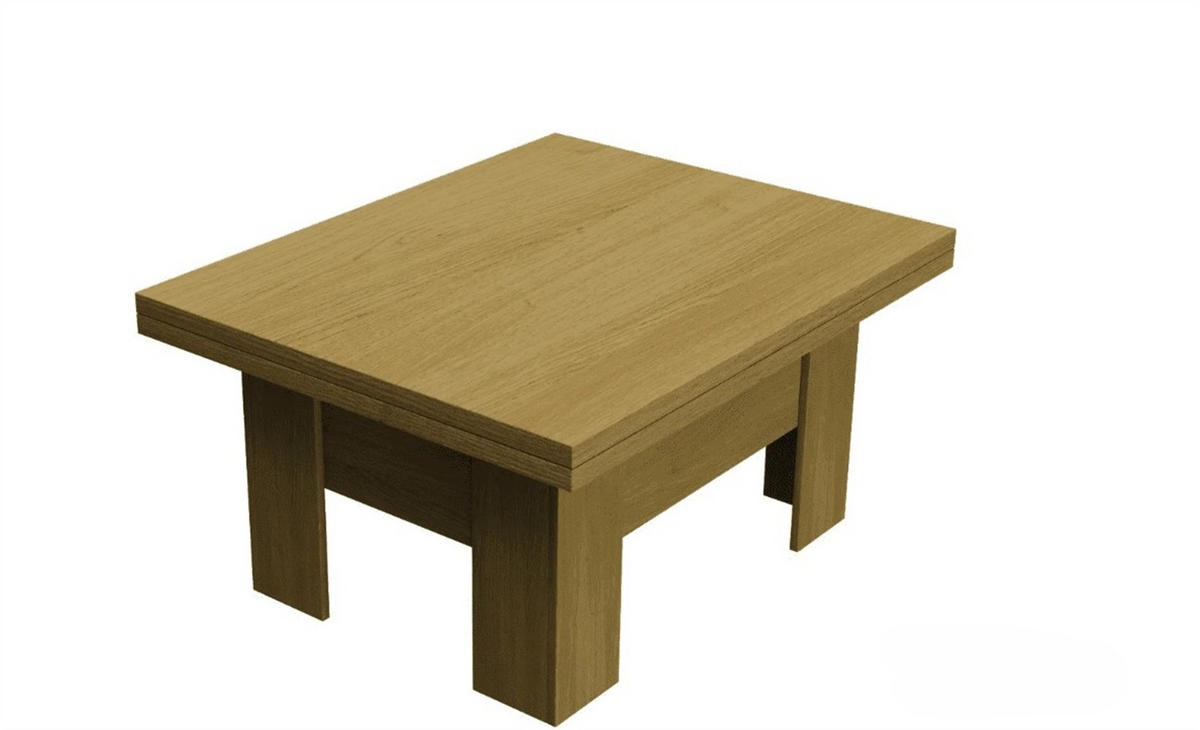 ESSTISCH ROKAR Ausziehbar 100 - 200 / 80 x 78 cm - Eichefarben/Akaziefarben, Holz (100/80/78cm) - MASSENO