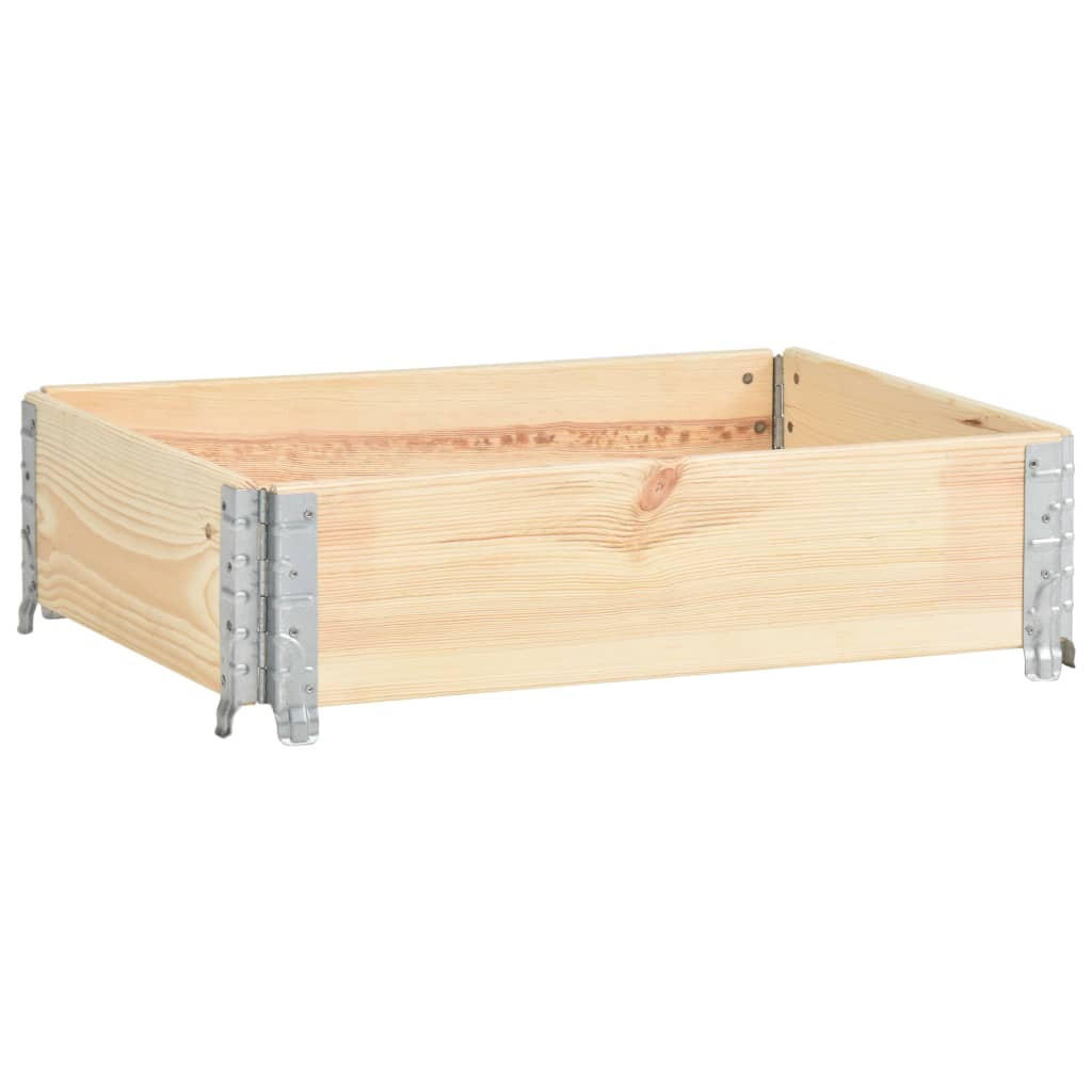 HOCHBEET 60x80 cm Kiefer Massivholz - Braun, Holz (80/19/60cm) - furnicato