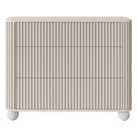 KOMMODE Arvello Greige 93 cm - Taupe, Holz/Holzwerkstoff (93.2/83.8/38cm) - Selsey