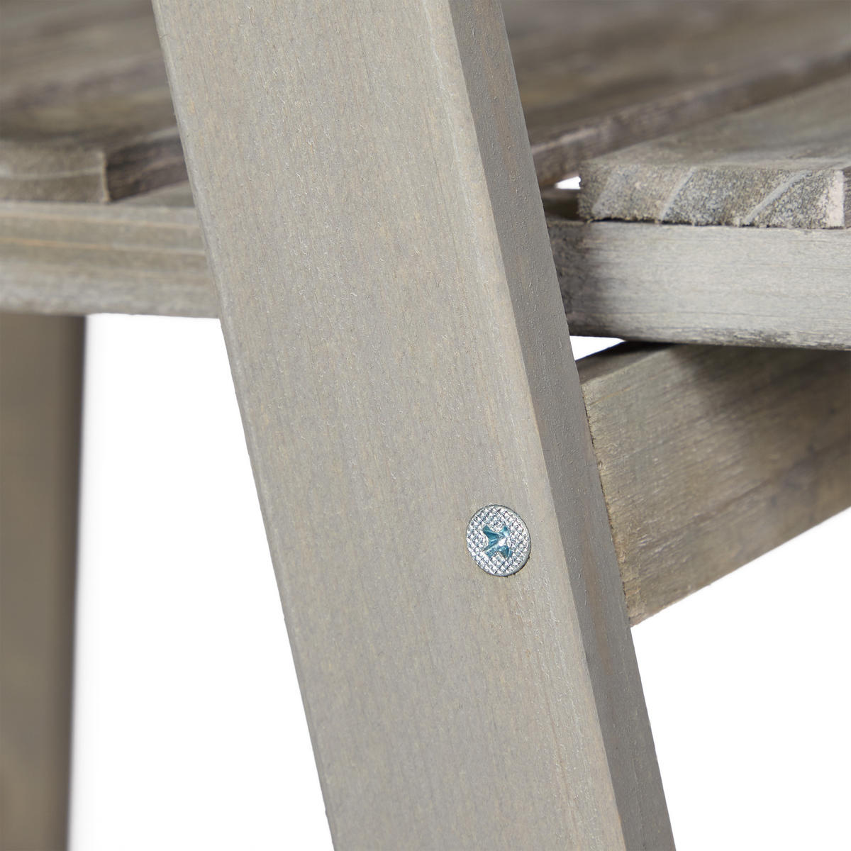 BLUMENTREPPE - Grau, Holz (41/51.5/24cm) - Relaxdays