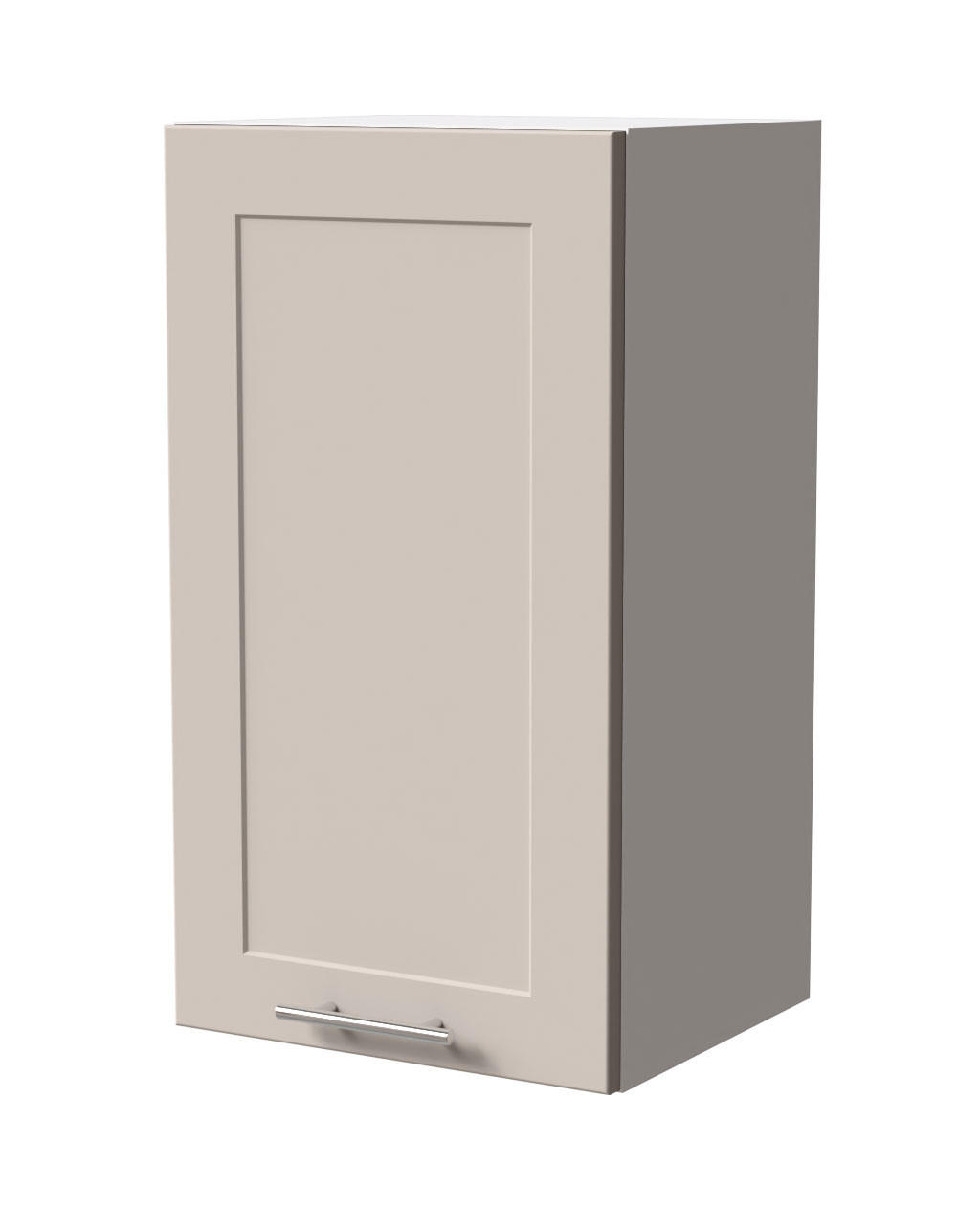 HÄNGESCHRANK Oslo W2/40 Weiß / Kaschmir Matt 40 / 32,5 / 72cm - Kaschmir/Weiß, Holz/Holzwerkstoff (40/72/32.5cm) - Feldmann-Wohnen