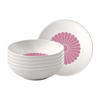 DESSERTSCHALEN Fleur Couleur Cassis ø 13,2 cm 6er Set - Pink, Keramik (13.2cm) - Villeroy & Boch