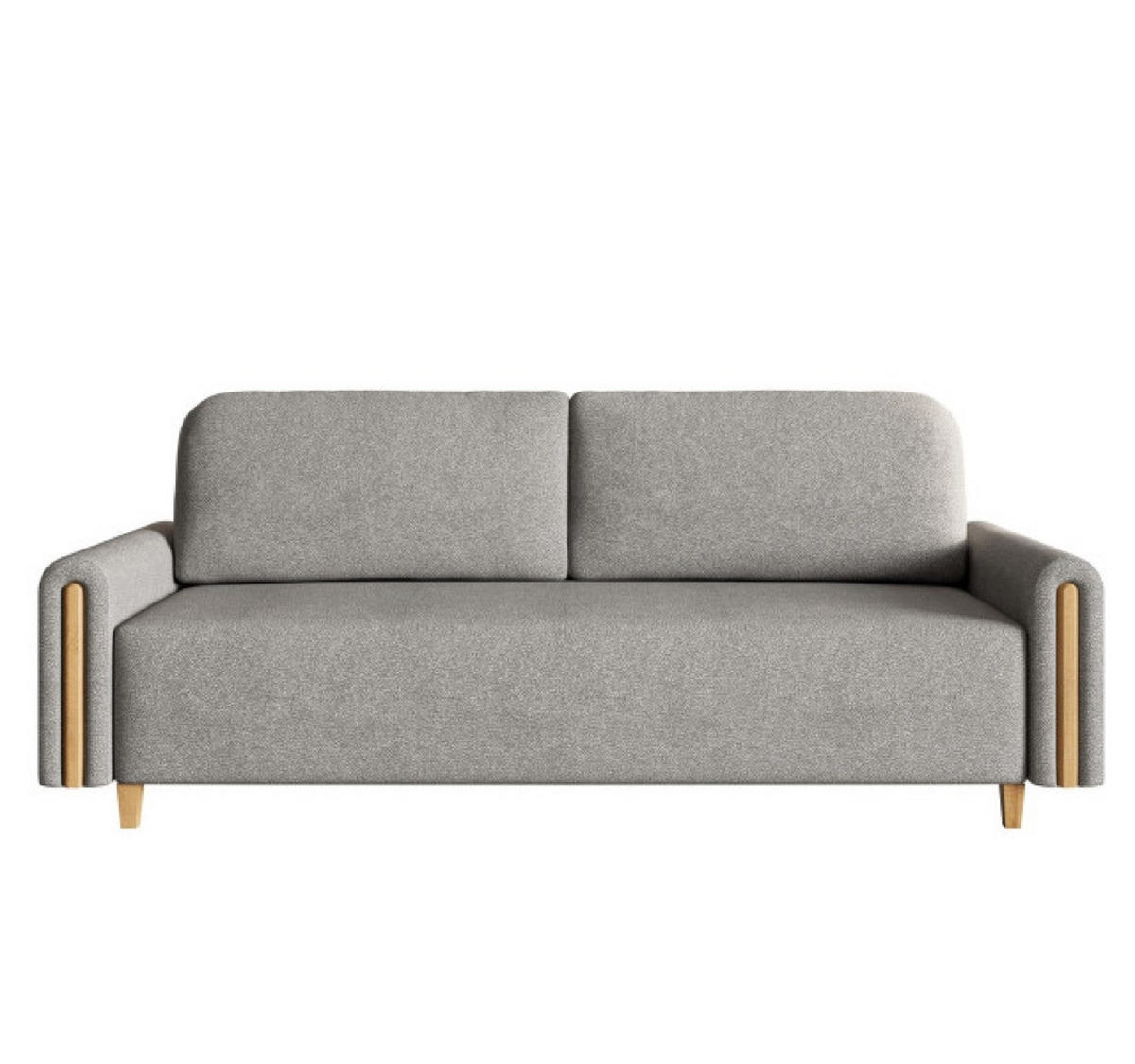 SITZMÖBEL Grau MODERN Mit Bettkasten - Grau, Textil (236/93/97cm) - Sepro Meble