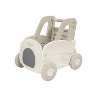 LAUFLERNHILFE 4 in 1 Trolie beige Ziehspielzeug, Rutscher, Aufbewahrungsbox - Beige, Kunststoff (45/51/53cm) - Kikka boo