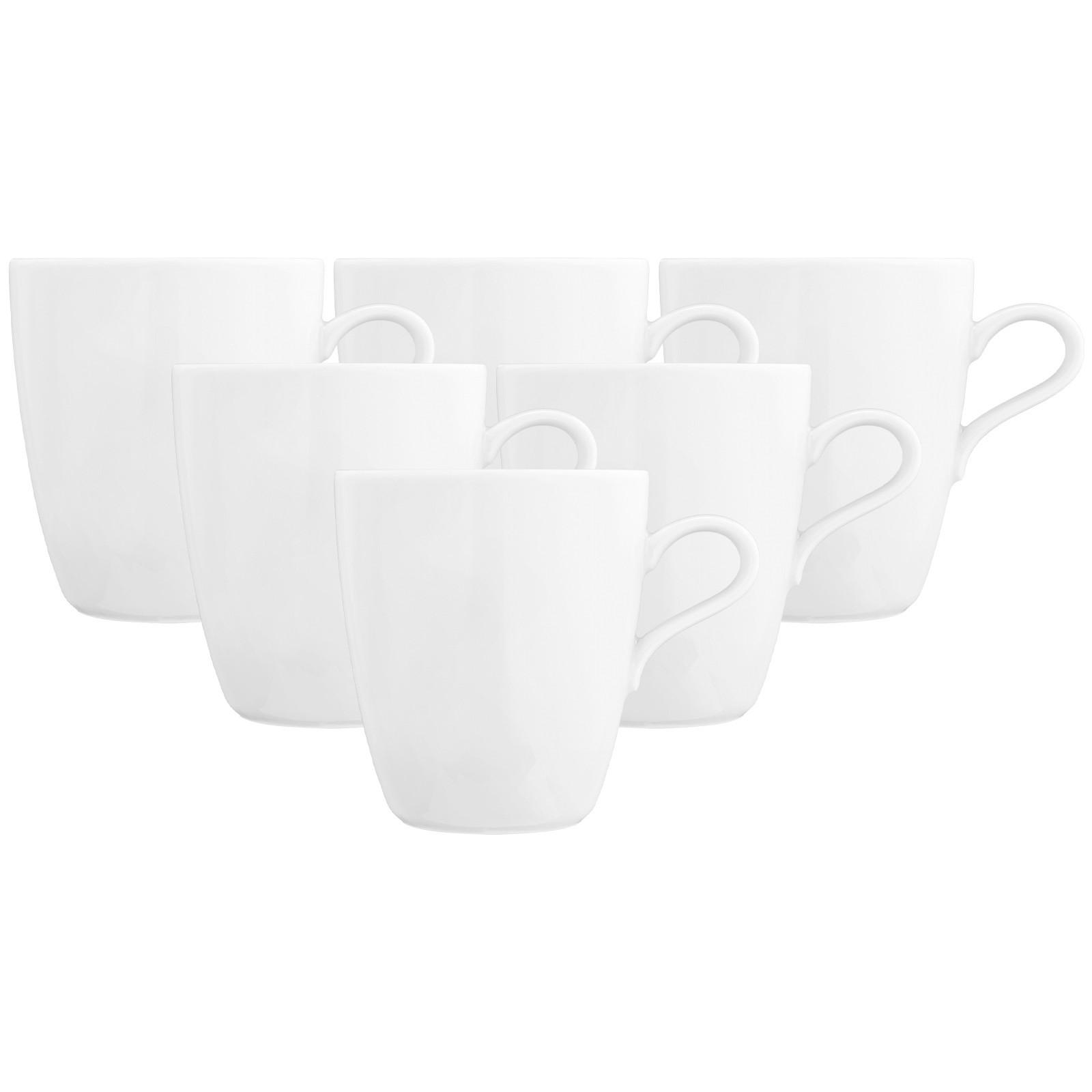 KAFFEEBECHER Nori Home weiß 400 ml 6er Set - Weiß, Keramik (0.4L) - Seltmann Weiden