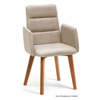 ARMLEHNSTUHL (6er-Set) Darelle 52x92x60 Eiche geölt/Natur - Eichefarben/Naturfarben, Kunststoff (60/92/52cm) - 58aufmkessel