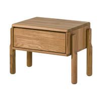 NACHTTISCH Eiche 58x36x41 natur geölt KIEL #10 - Braun, Holz (58/41/36cm) - Massivmoebel24