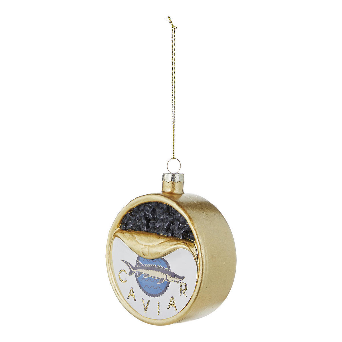 BAUMANHÄNGER Hang On Cavier - Blau, Glas (9/4/9cm) - Butlers