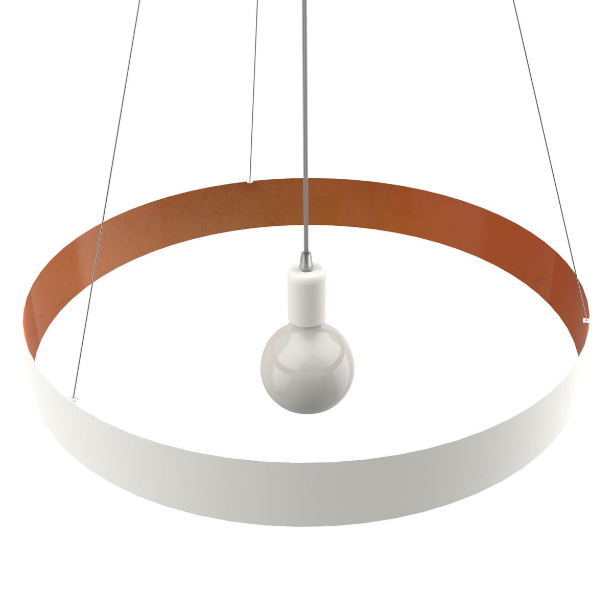 HÄNGELEUCHTE - Kupferfarben, Metall (60/60/6cm) - Lumicom