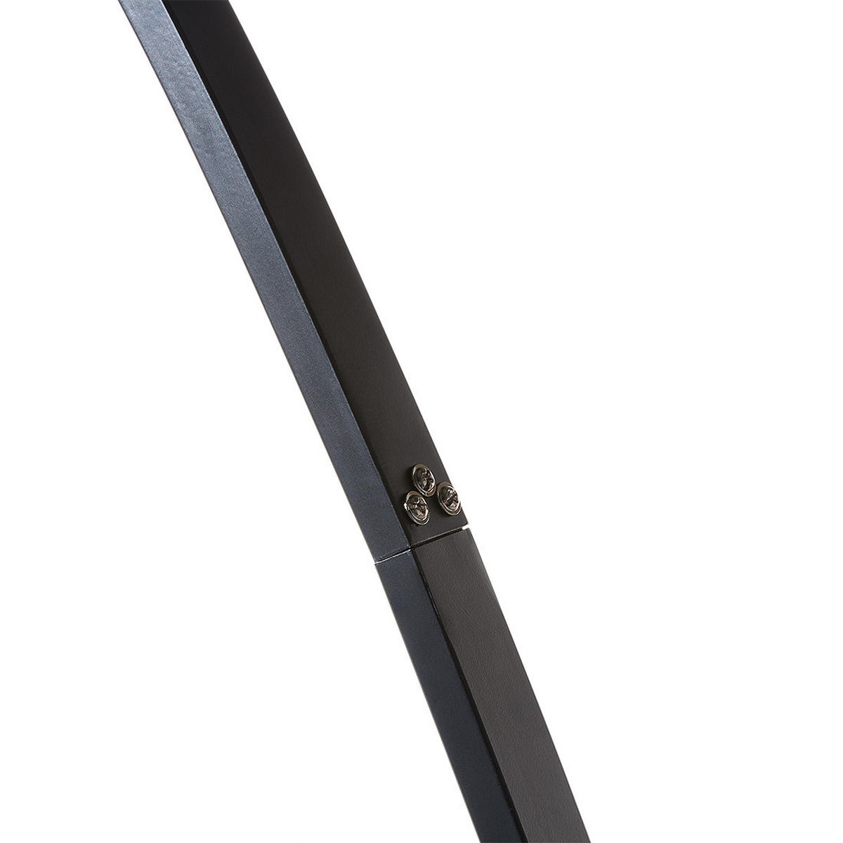 STEHLAMPE Benue 50/160/188 cm - Schwarz, Metall (50/160/188cm) - Beliani