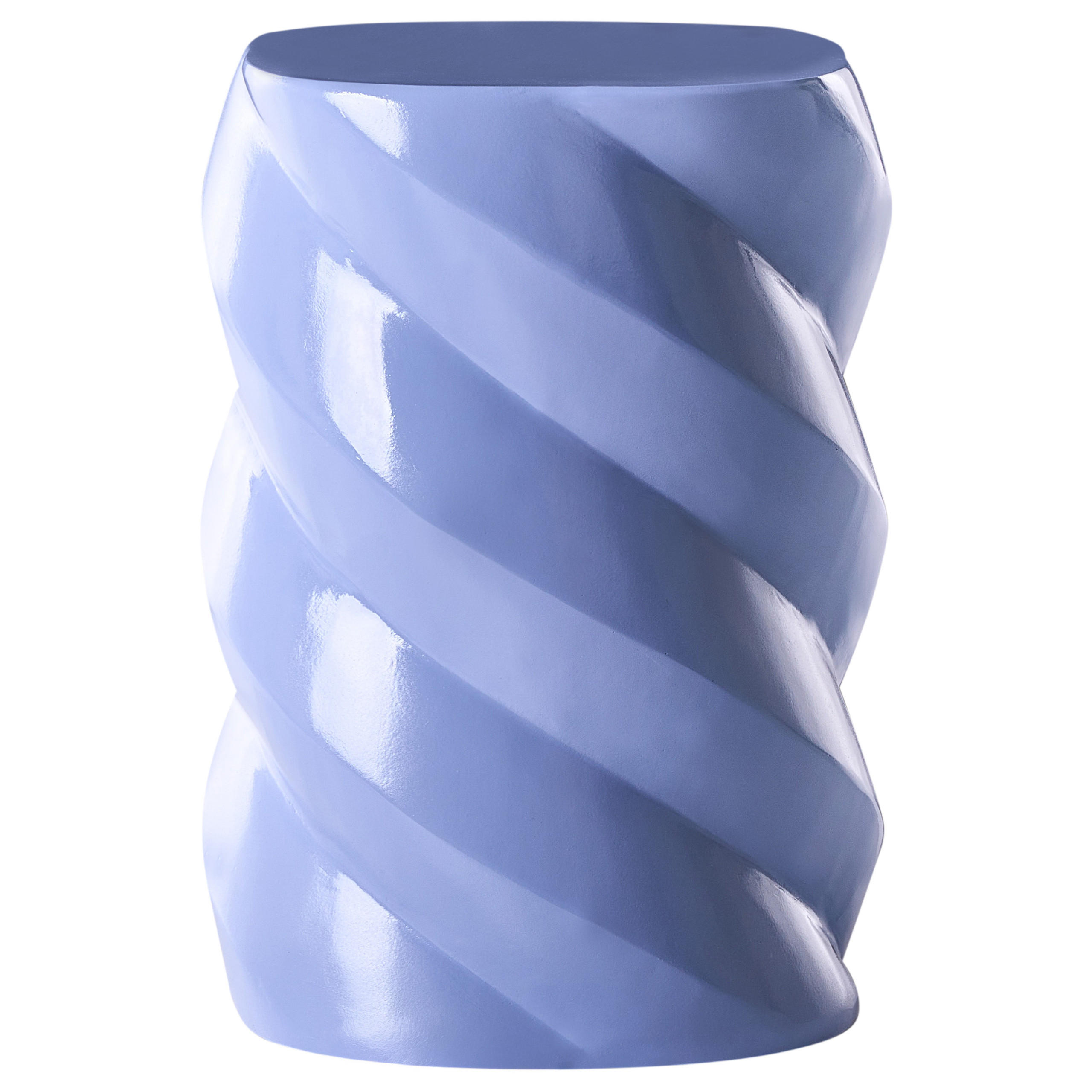 Beliani Beistelltisch Blau 29x40x29 cm