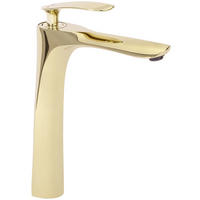 WASCHBECKENARMATUR Rea Orbit Gold High - Goldfarben, Metall (4.5/29/19cm) - REA
