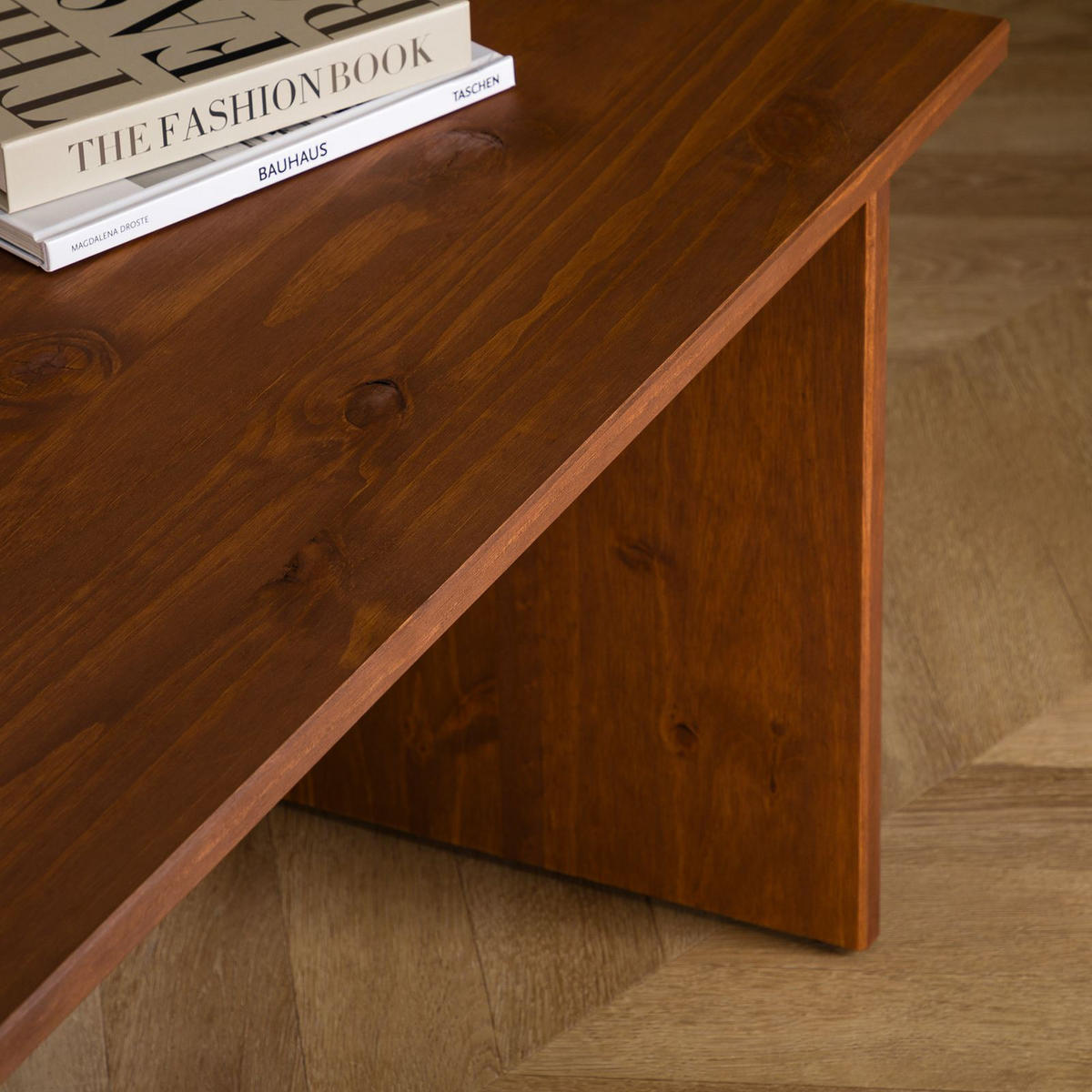 COUCHTISCH SALTO - Dunkelbraun, Holz (60/110/45cm) - IDIMEX