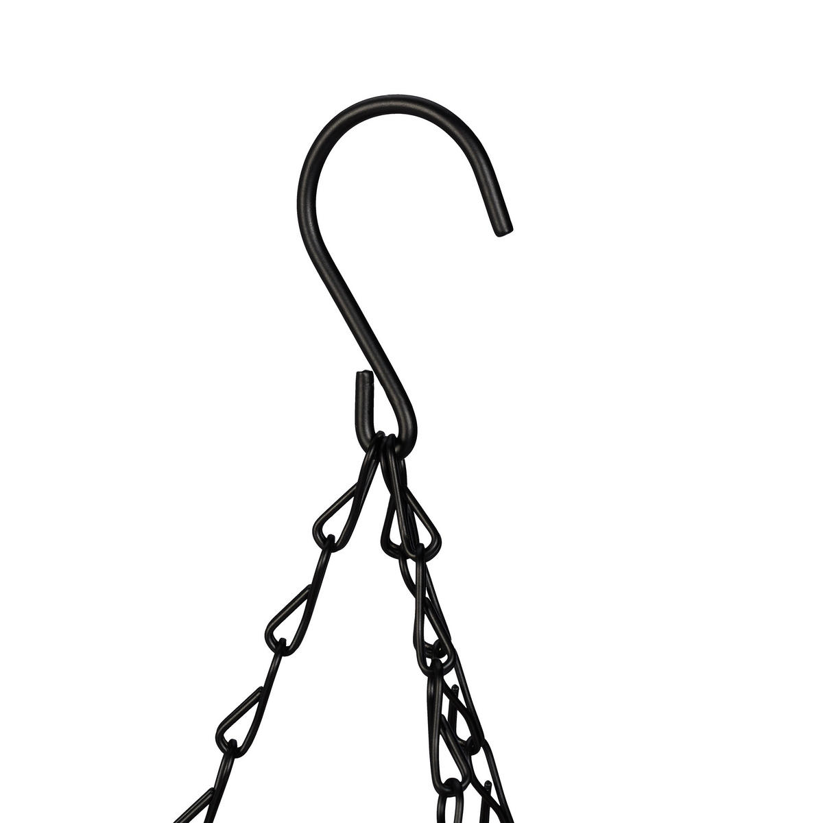 3XBLUMENAMPEL - Multicolor, Textil/Metall (31/48/31cm) - Relaxdays