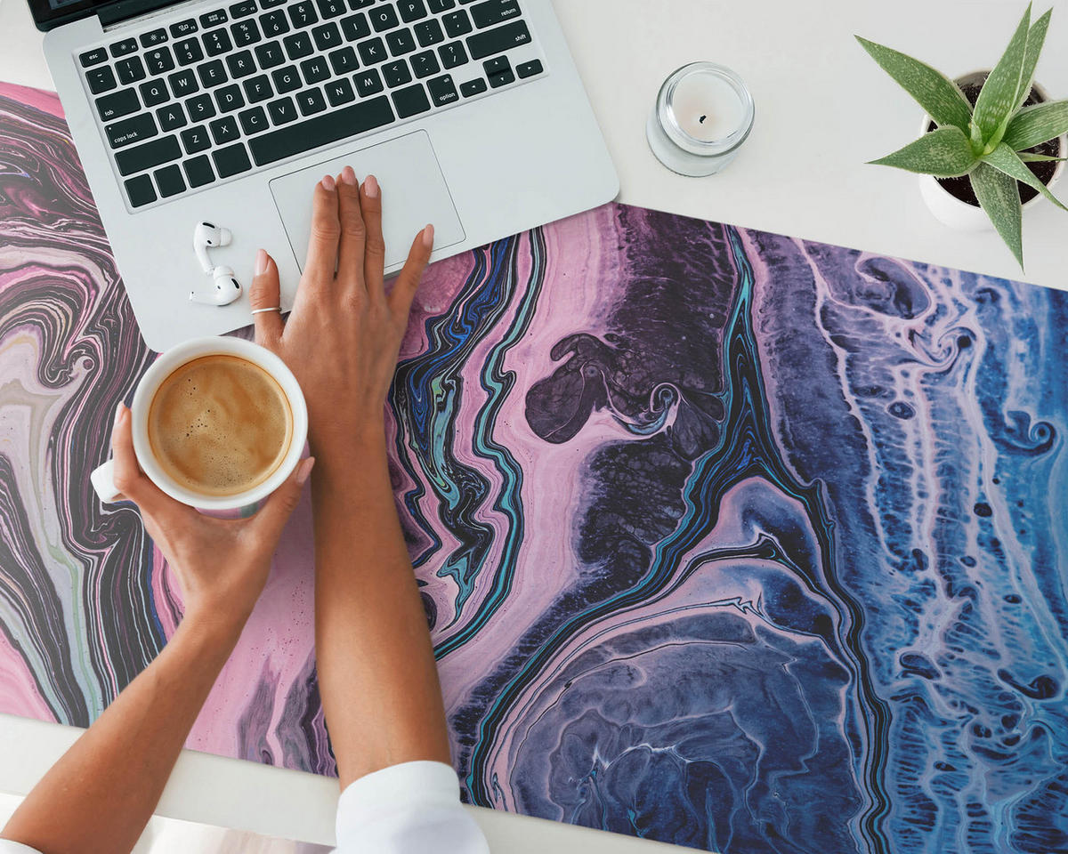 SCHREIBTISCHUNTERLAGE 120x60 cm Rosa - Rosa, Kunststoff (1.6/120/60cm) - Wallfluent