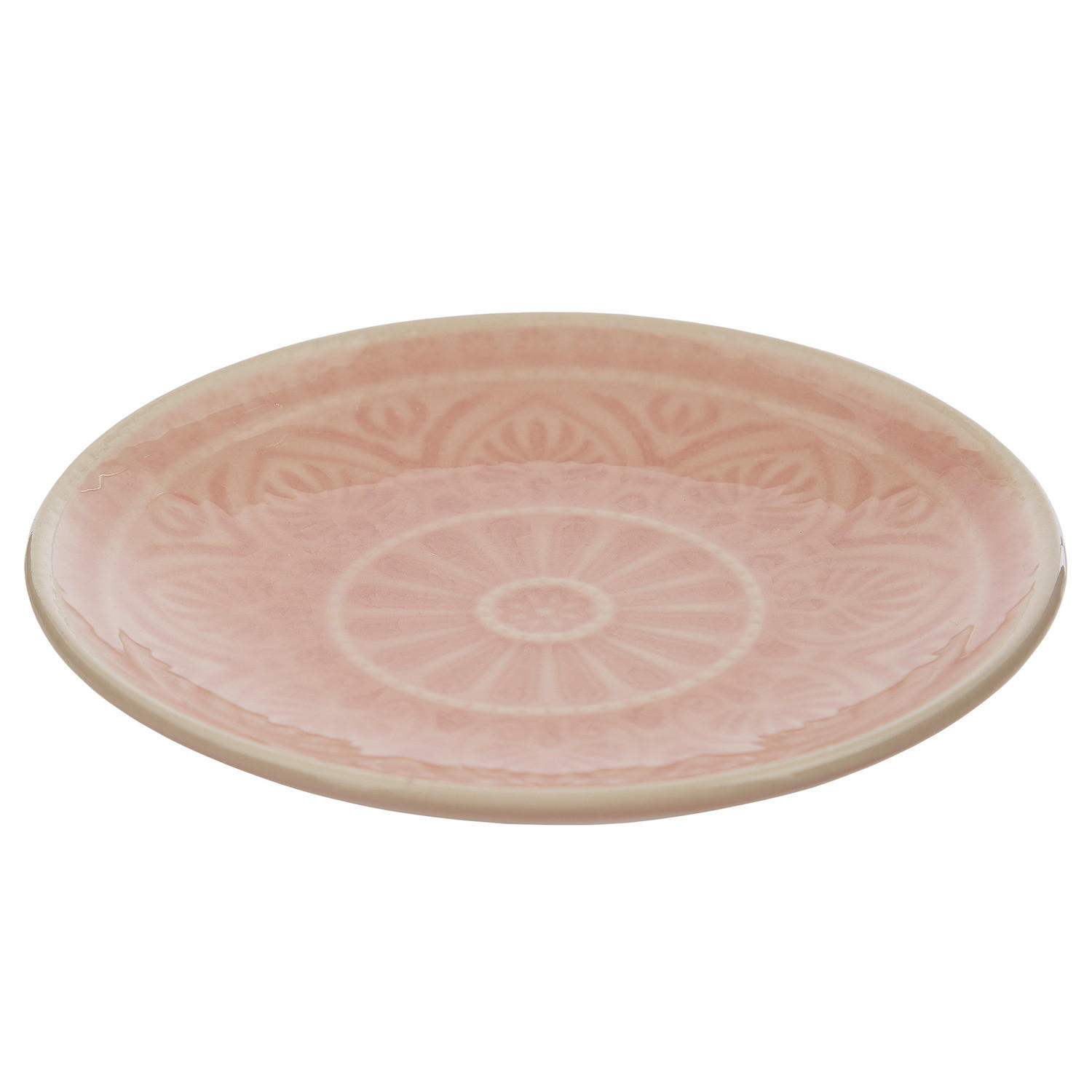 TELLER (6er Set) Sumatra - Pink, Keramik (14/14/1cm) - BUTLERS