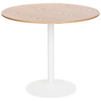 JÍDELNÍ STŮL Světlý Dub 90/90 cm Tino - světle hnědá, kompozitní dřevo (90/90/76cm) - Beliani