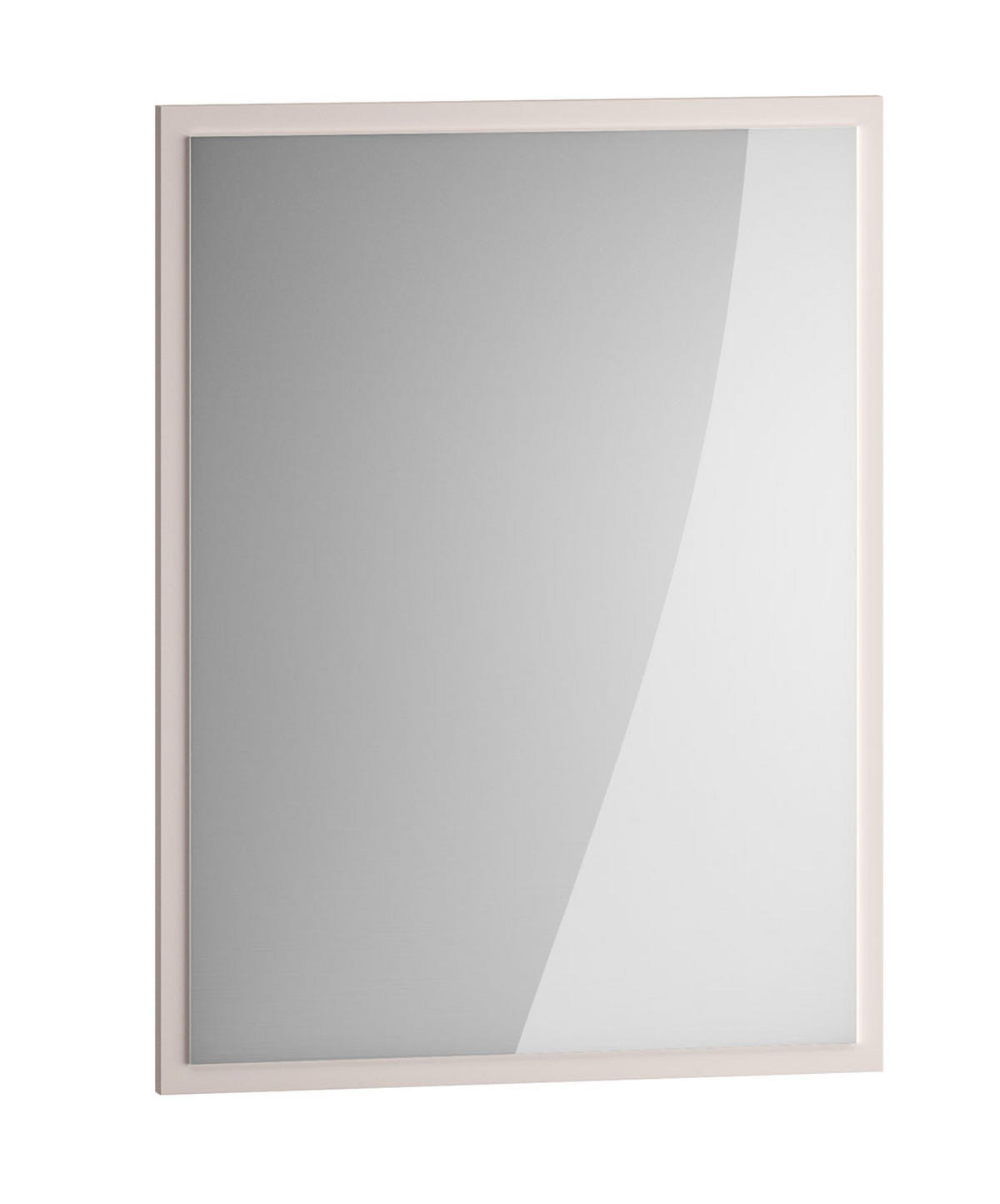 WANDSPIEGEL Voco Cashmere 49 / 2 / 65cm - Beige, Holzwerkstoff (49/82/2cm) - Feldmann-Wohnen