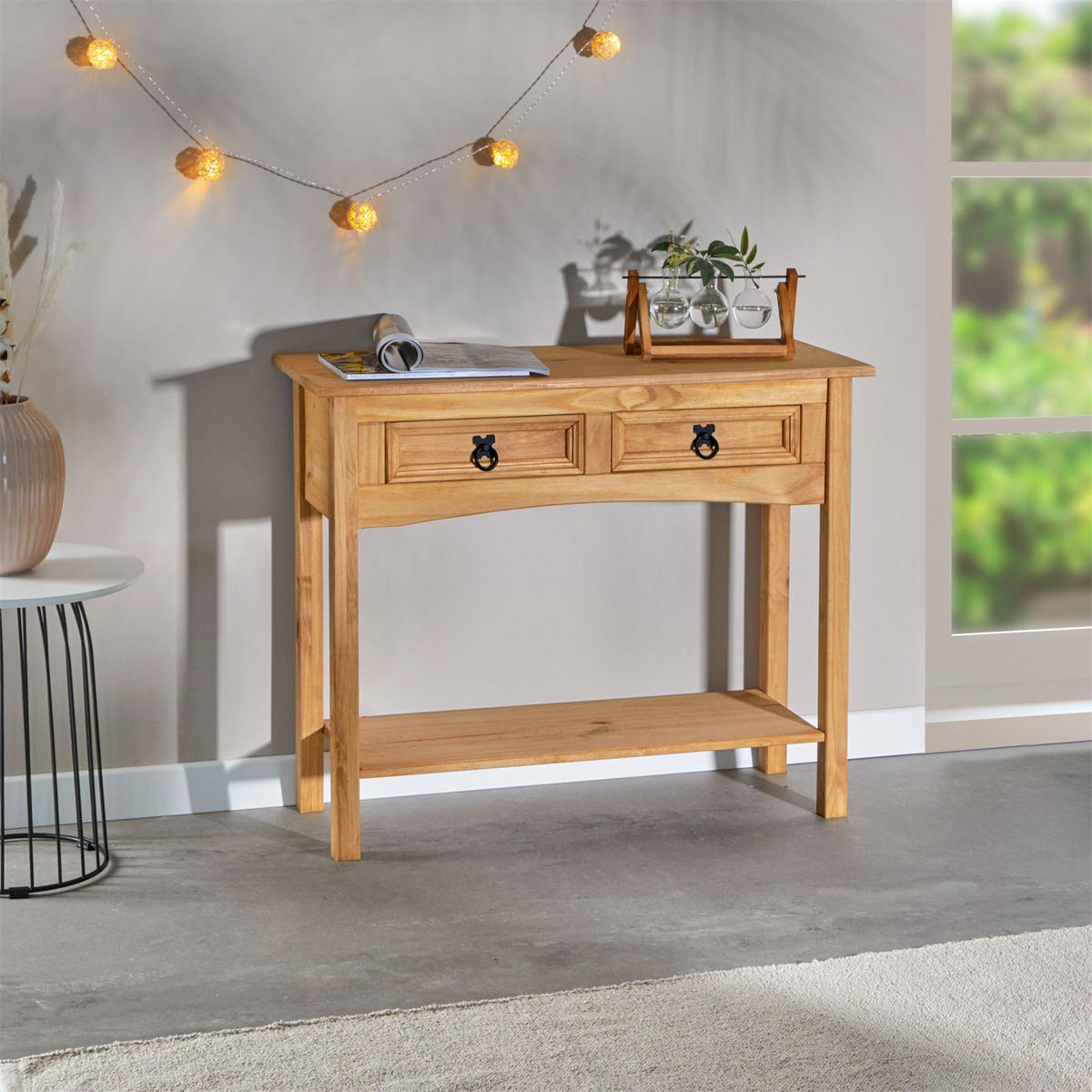 KONSOLENTISCH SALSA - Naturfarben, Holz (35/90/73cm) - CARO-Möbel