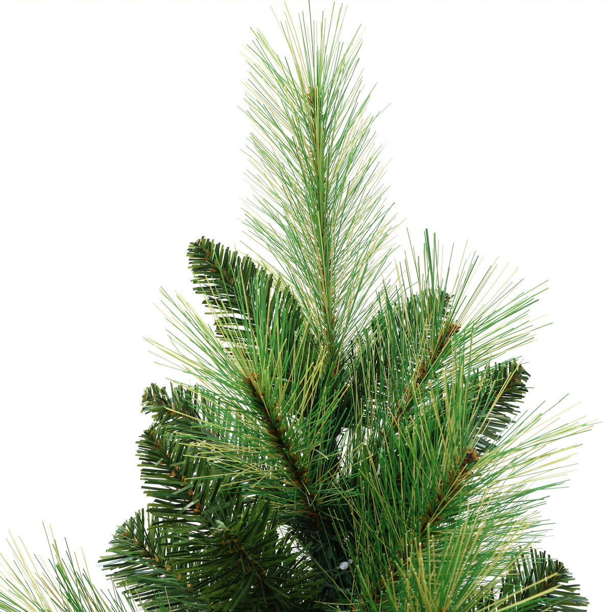 KÜNSTLICHER Weihnachtsbaum 154 cm, Kiefernoptik mit langen Nadeln - Grün, Kunststoff (154cm) - Hometopia