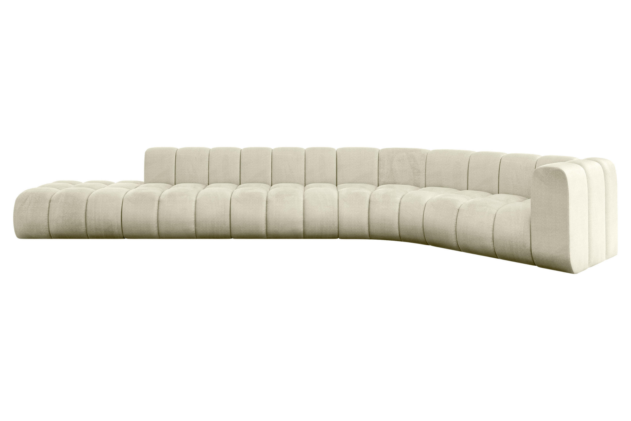 Altdecor Ecksofa Beige 490x194 cm