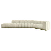 ECKSOFA modulares Sofa Tilmo-L2 - 490x194x70 cm Beige - Beige, Holzwerkstoff/Textil (490/194cm) - ALTDECOR