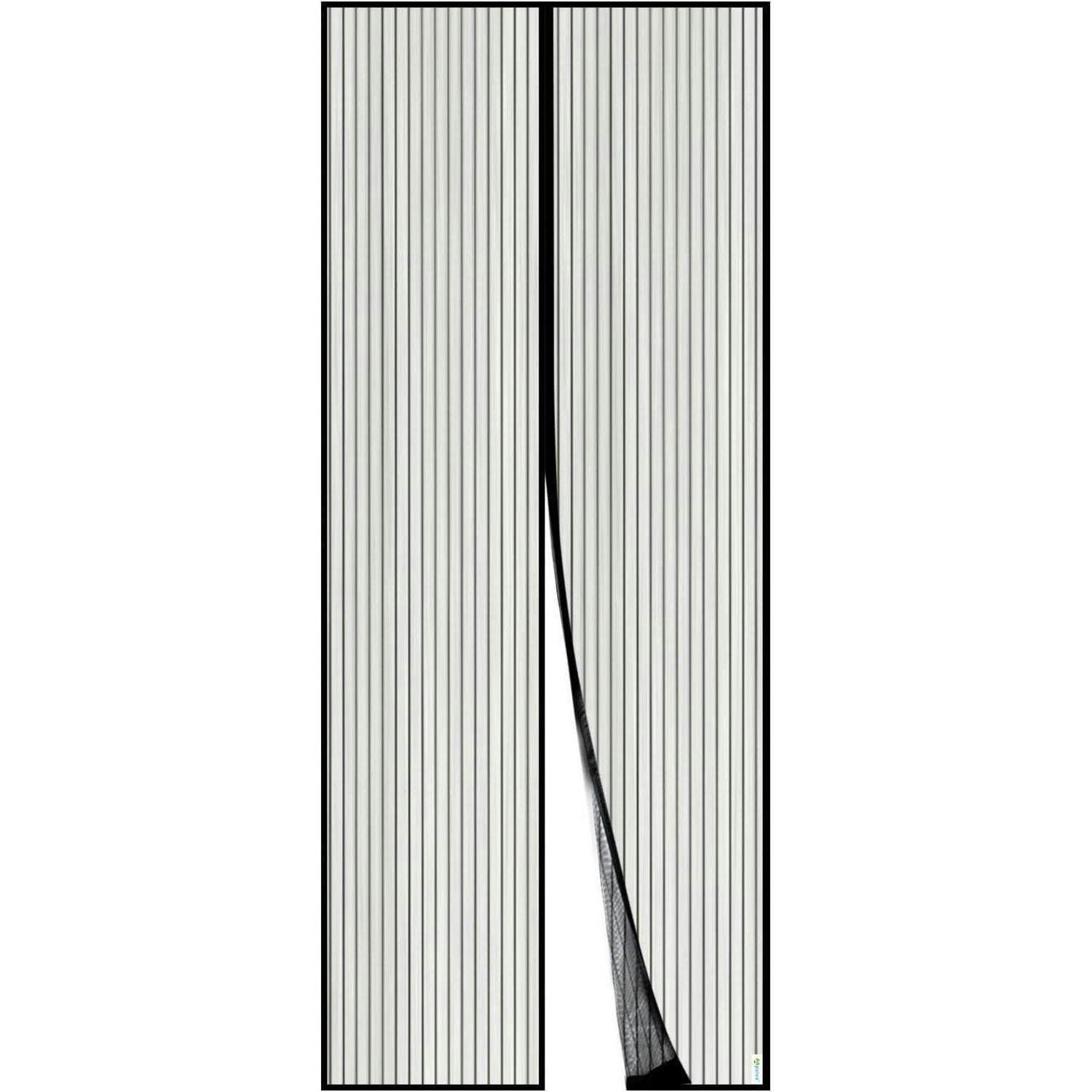 FLIEGENGITTER Tür mit Magnet Insektenschutz, schwarz - Schwarz, Textil (70/210/1cm)