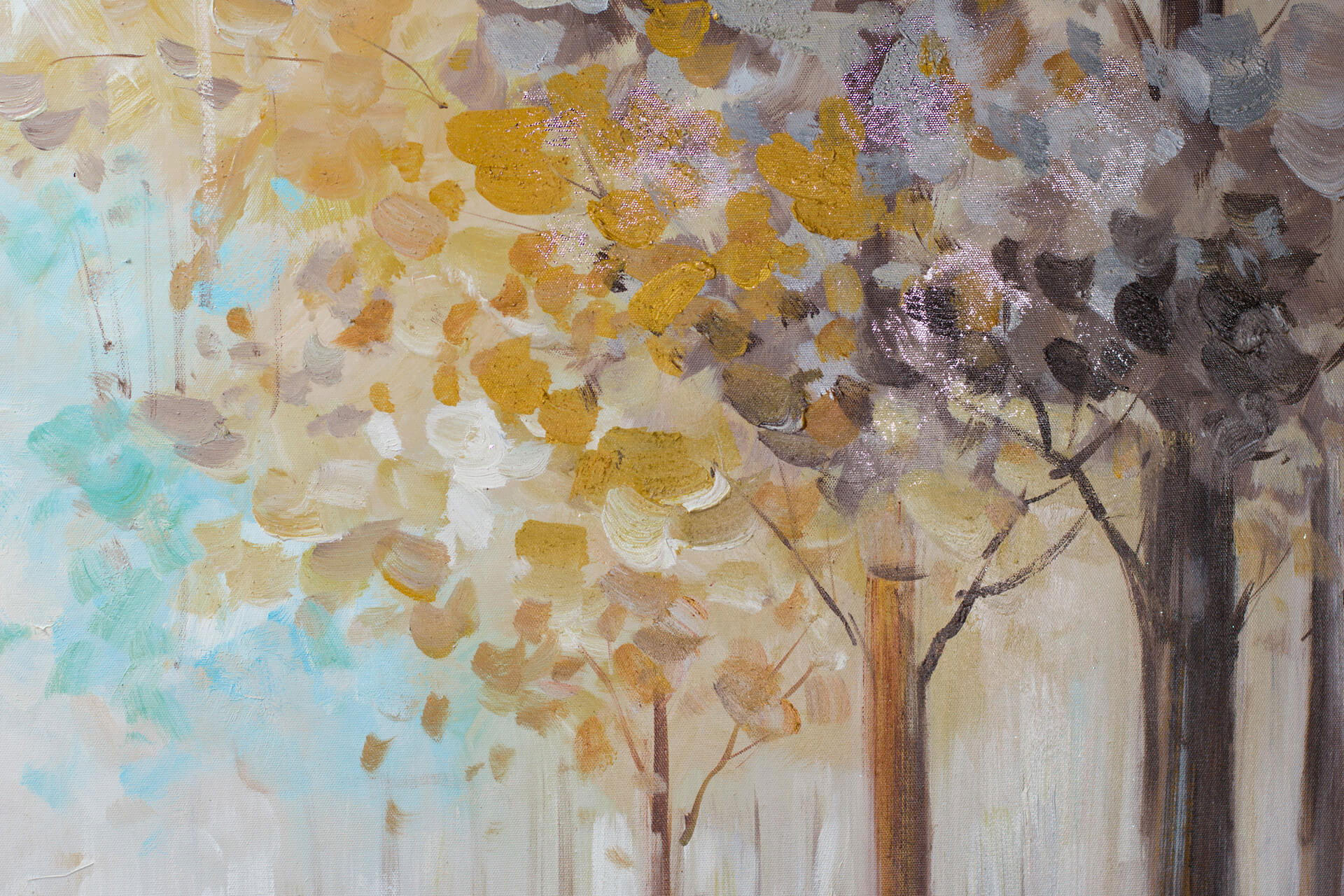 ACRYLBILD HANDGEMALT 120/80 cm - Braun/Grau, Holz/Textil (2.02/80cm) - KUNSTLOFT