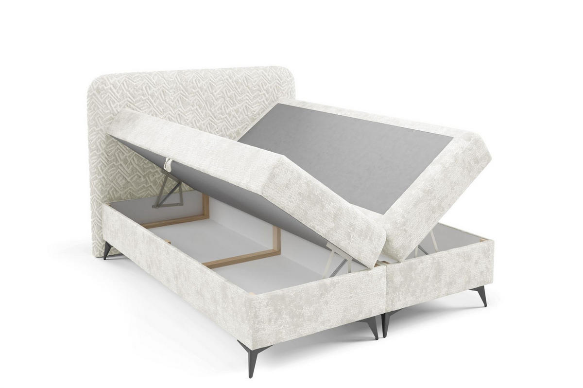 BOXBETT Triana Premium - Rosa, Holzwerkstoff/Textil (180/200cm) - Fun Möbel