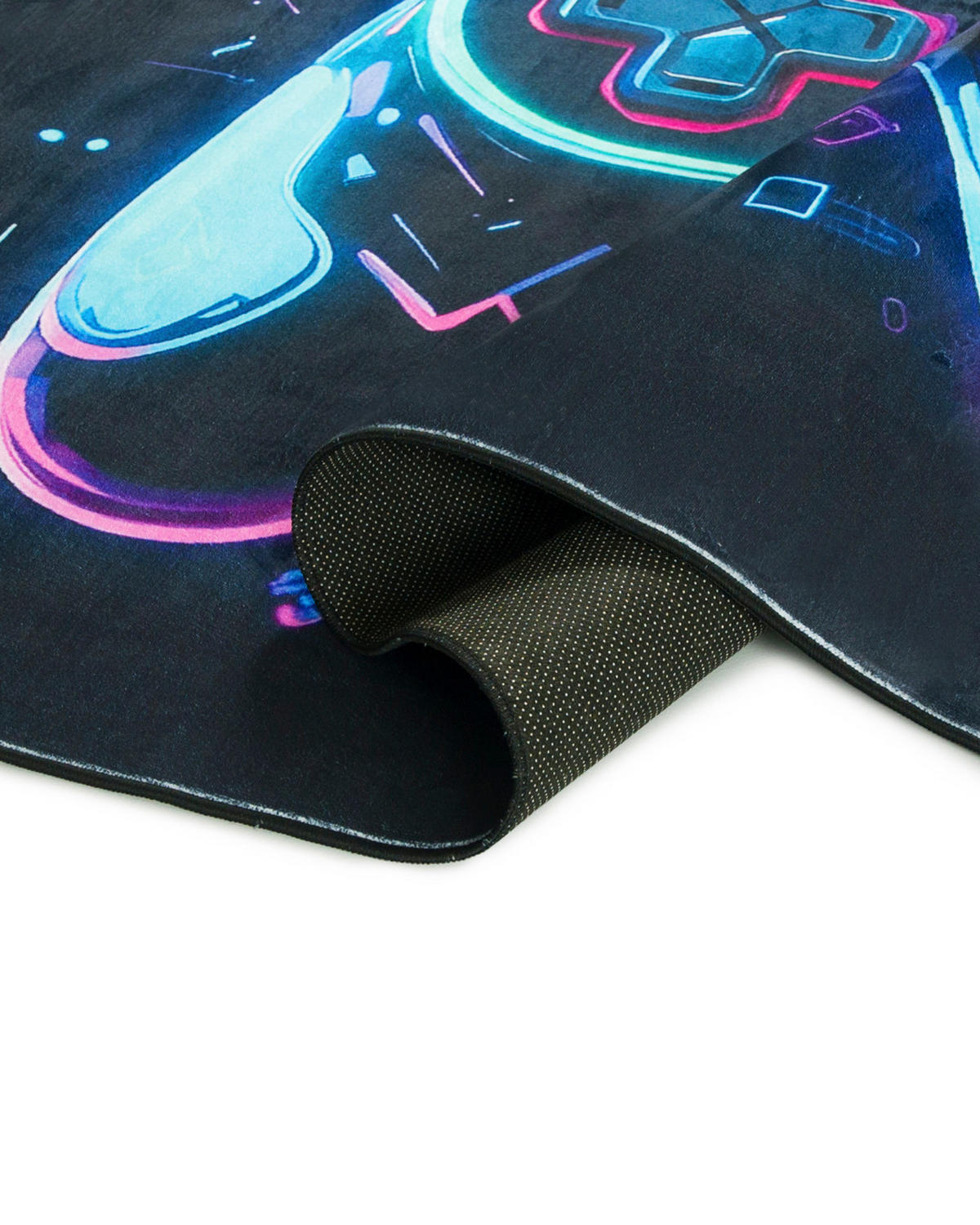 KINDERTEPPICH Gara Veloce Mazovia 160x230cm Schwarz Gaming Kurzflor - Schwarz, Textil (160/230cm) - Mazovia
