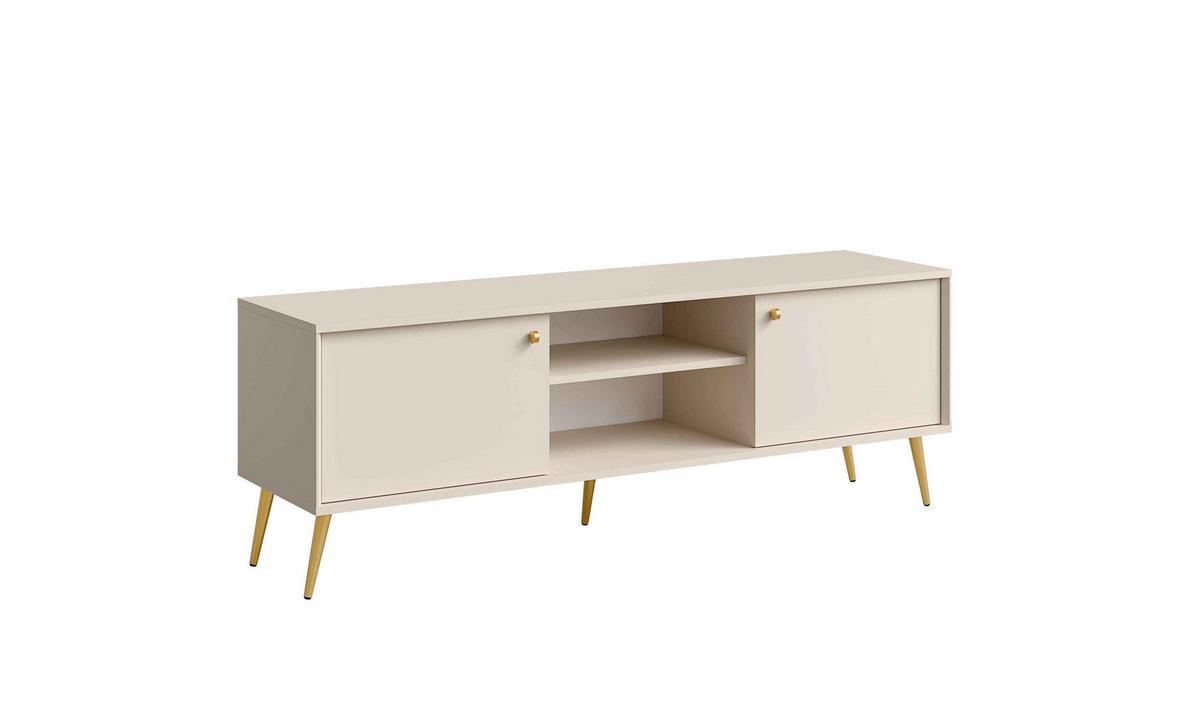 LOWBOARD SFERA 156,2/54,8/40,5 cm, Beige - Beige, Holzwerkstoff (156.2/54.8/40.5cm) - MASSENO