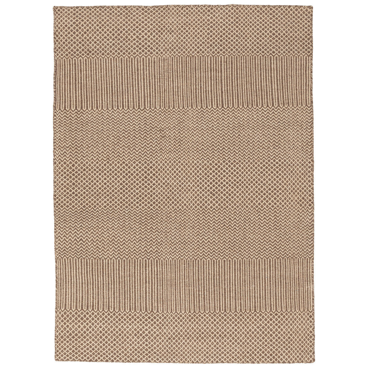 NATUR TEPPICH WOLLE RANA MELIERT - Beige, Textil (120/180cm) - Pergamon