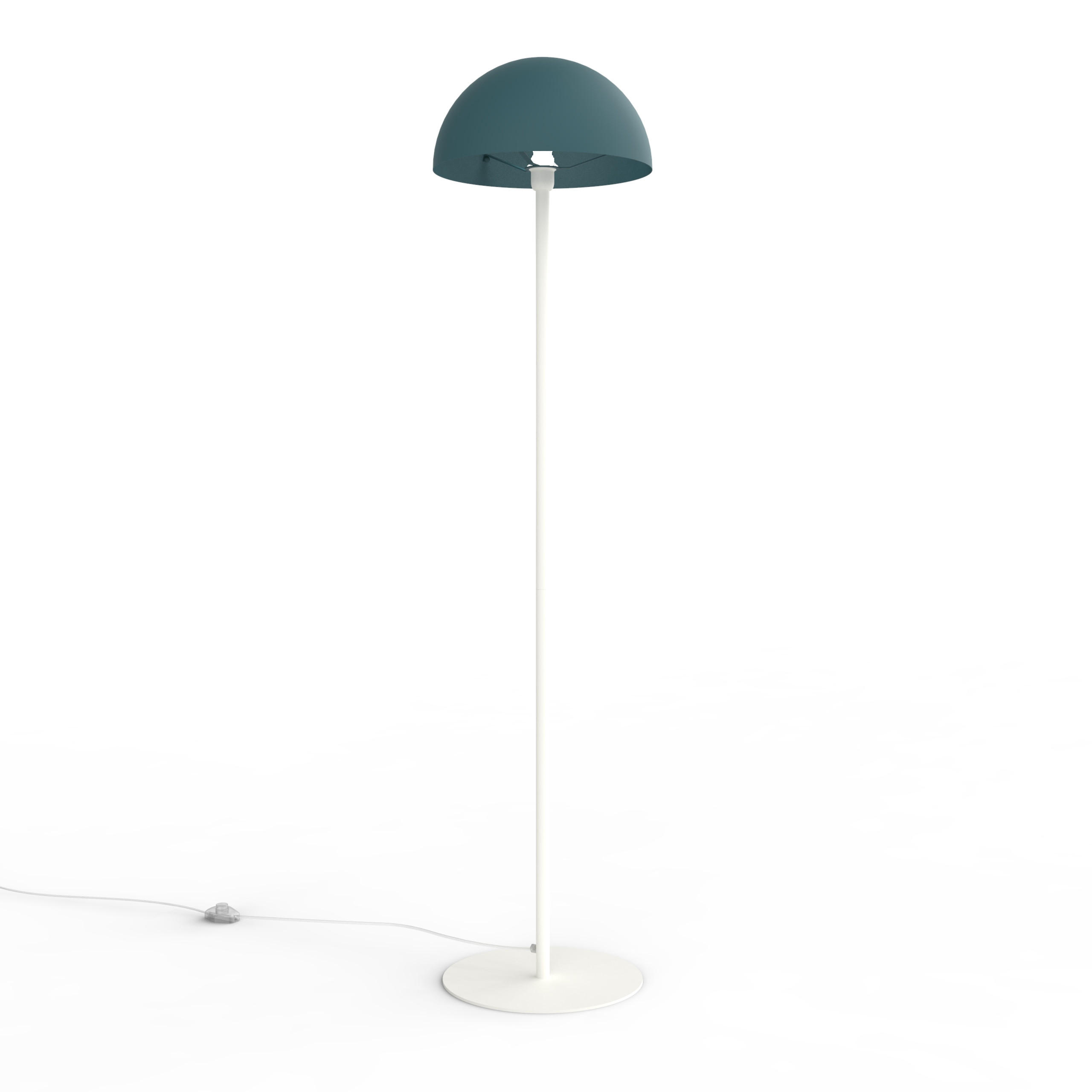 STEHLEUCHTE Cassis - Blau, Metall (40/40/165cm) - Lumicom