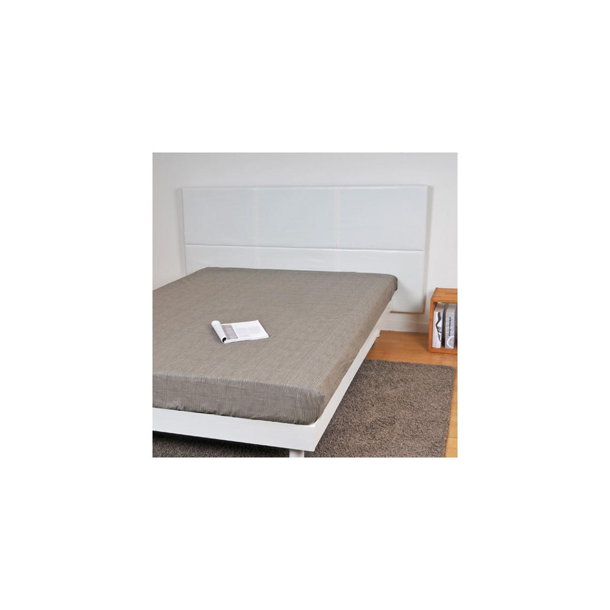 BETT Kopfteil / Kopteil 174x90x5 cm - Weiß - Weiß, Metall (5/90/174cm) - Weber Industries