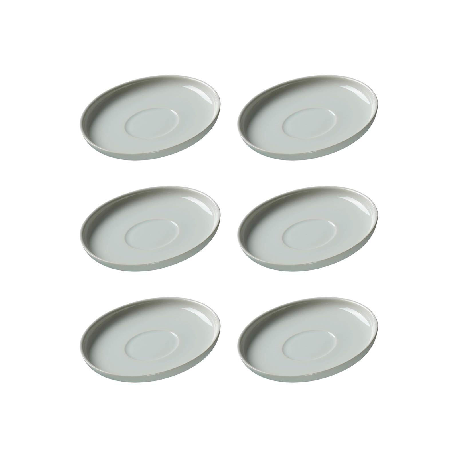 ESPRESSOUNTERTASSEN Jasper mint ø 10.5 cm 6er Set - Mintgrün, Keramik (10.5cm) - Ritzenhoff Breker