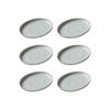 ESPRESSOUNTERTASSEN Jasper mint ø 10.5 cm 6er Set - Mintgrün, Keramik (10.5cm) - Ritzenhoff Breker