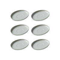 ESPRESSOUNTERTASSEN Jasper mint ø 10.5 cm 6er Set - Mintgrün, Keramik (10.5cm) - Ritzenhoff Breker