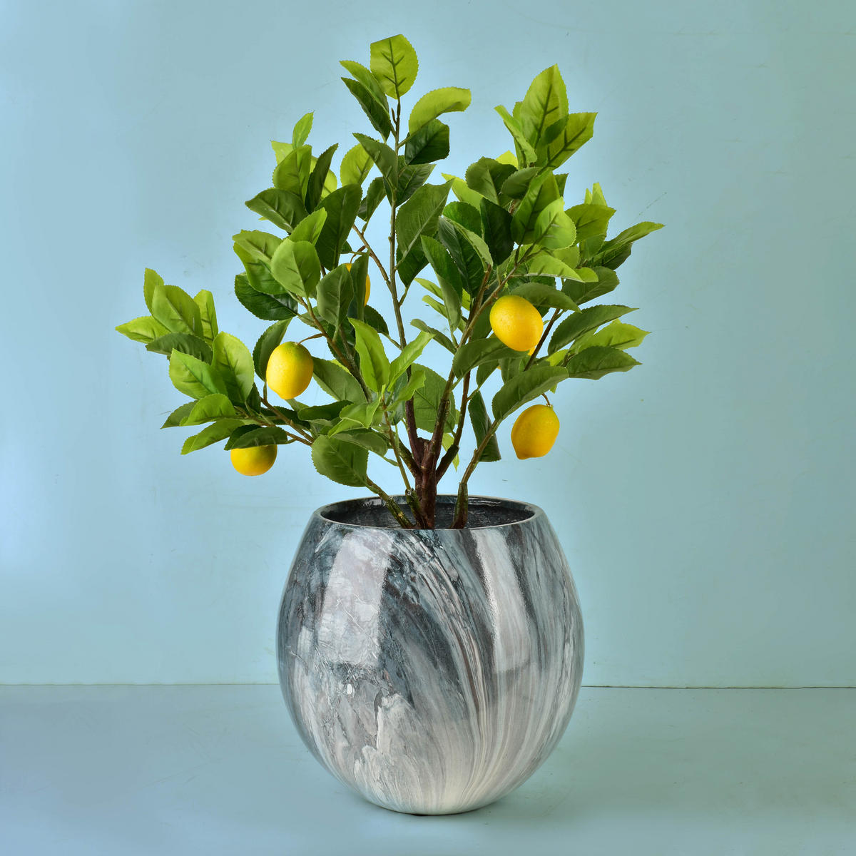 KUNSTBLUME Viridis Gelb 14x11x65 cm Kunststoff - Gelb, Kunststoff (65cm) - Mondex