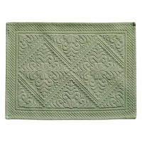 BADTEPPICH Enzo tindgrün 54 x 64 cm - Grün, Textil (54/64cm) - Vivaraise