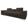 SCHLAFSOFA Torezio 3 Bis - Dunkelbraun, Holz/Textil (263/90/102cm) - MIRJAN24