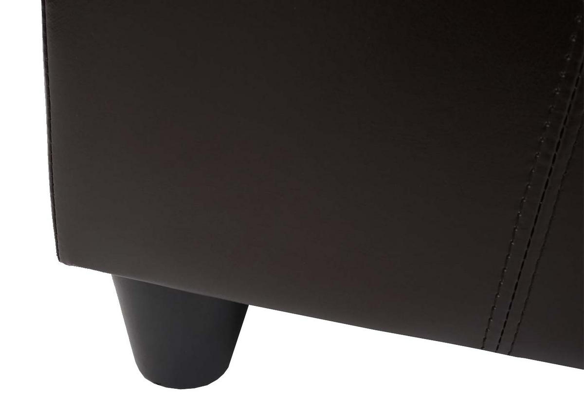 AUFBEWAHRUNGS-TRUHE Lars 45x114x45cm Kunstleder Braun - Braun, Kunststoff (114/45/45cm) - BERLINLODGE