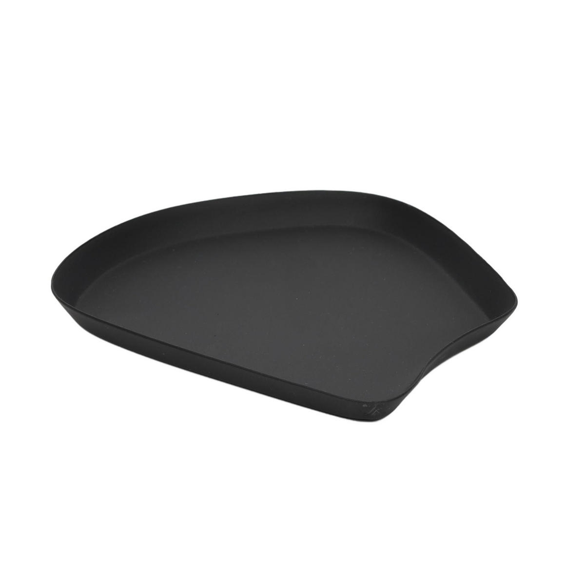 DEKOTELLER aus Metall Schwarz 16/18,5/1,5 cm - Schwarz, Metall (18.5/1.5/16cm) - Home Styling Collection