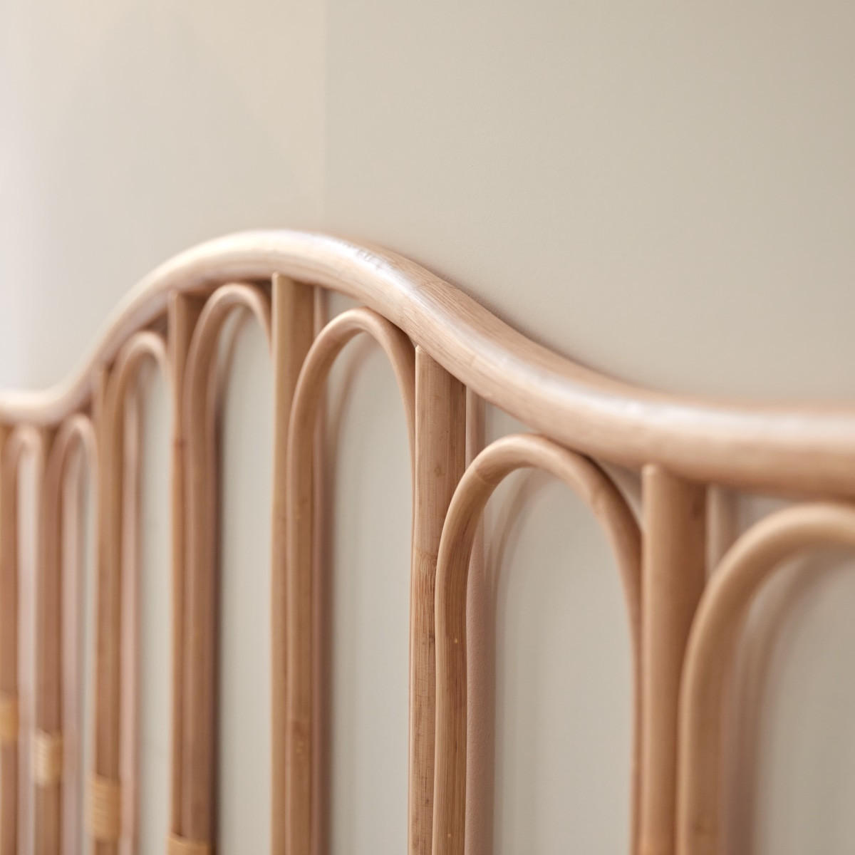 KOPFTEIL Ondine Natur aus Rattan - Naturfarben, Naturmaterialien (160/100/3cm) - Tikamoon