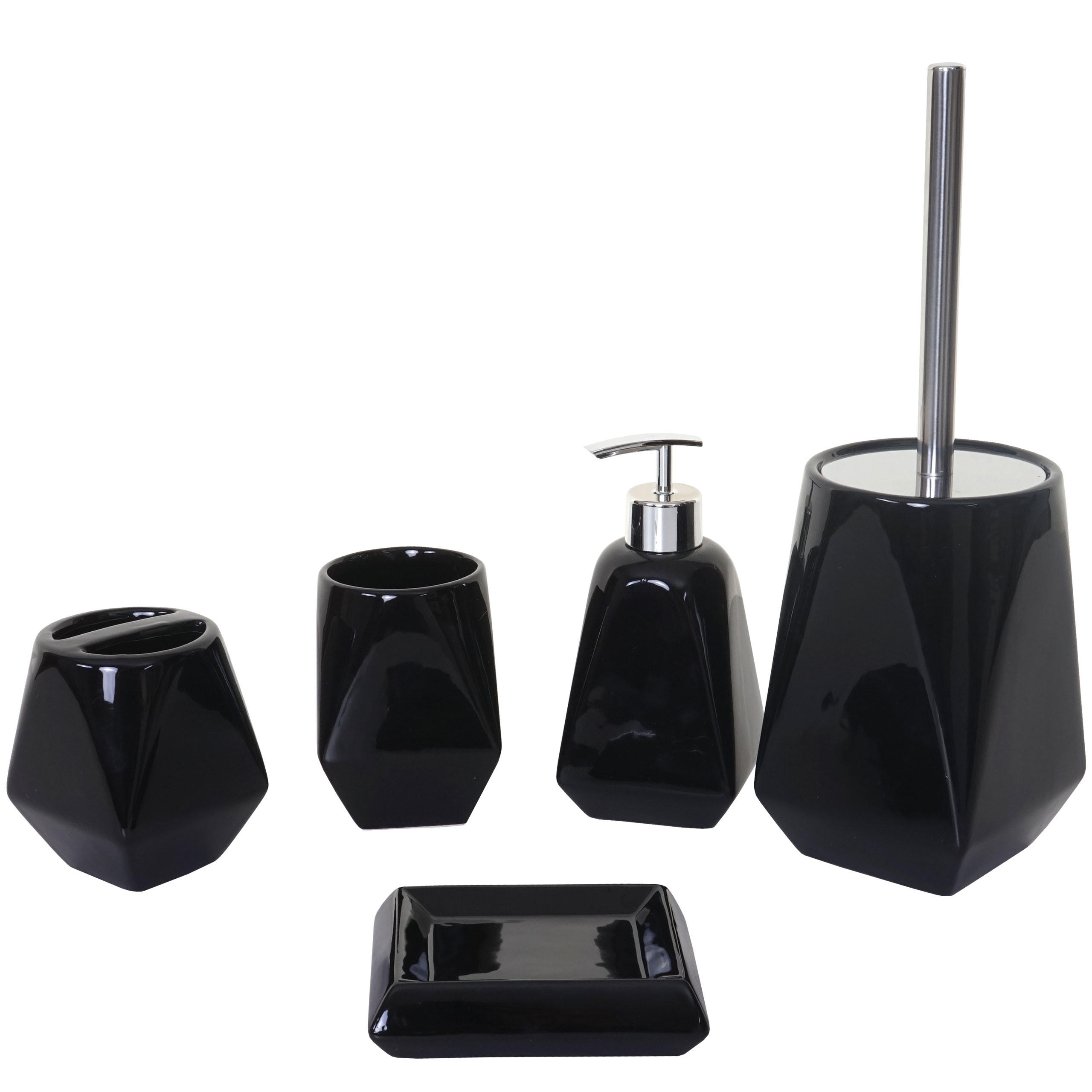 BADSET Schwarz - Schwarz, Keramik (10/33/10cm) - MCW