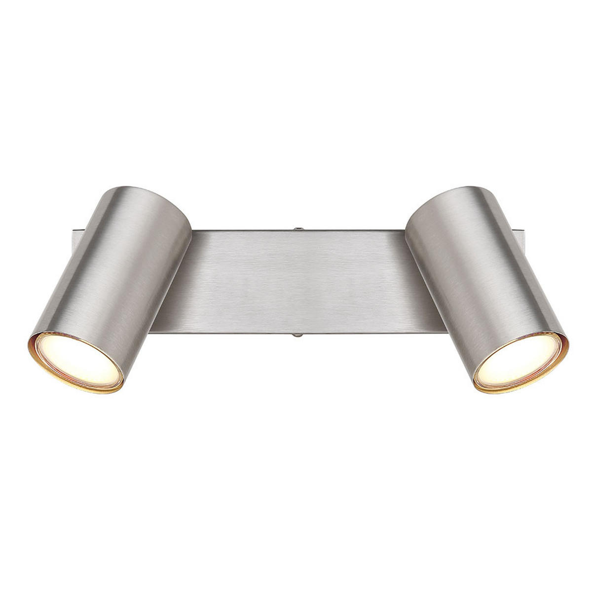 LED DECKENSTRAHLER Robby Metall Silber - Silberfarben, Metall (26/6/12cm) - Globo Lighting