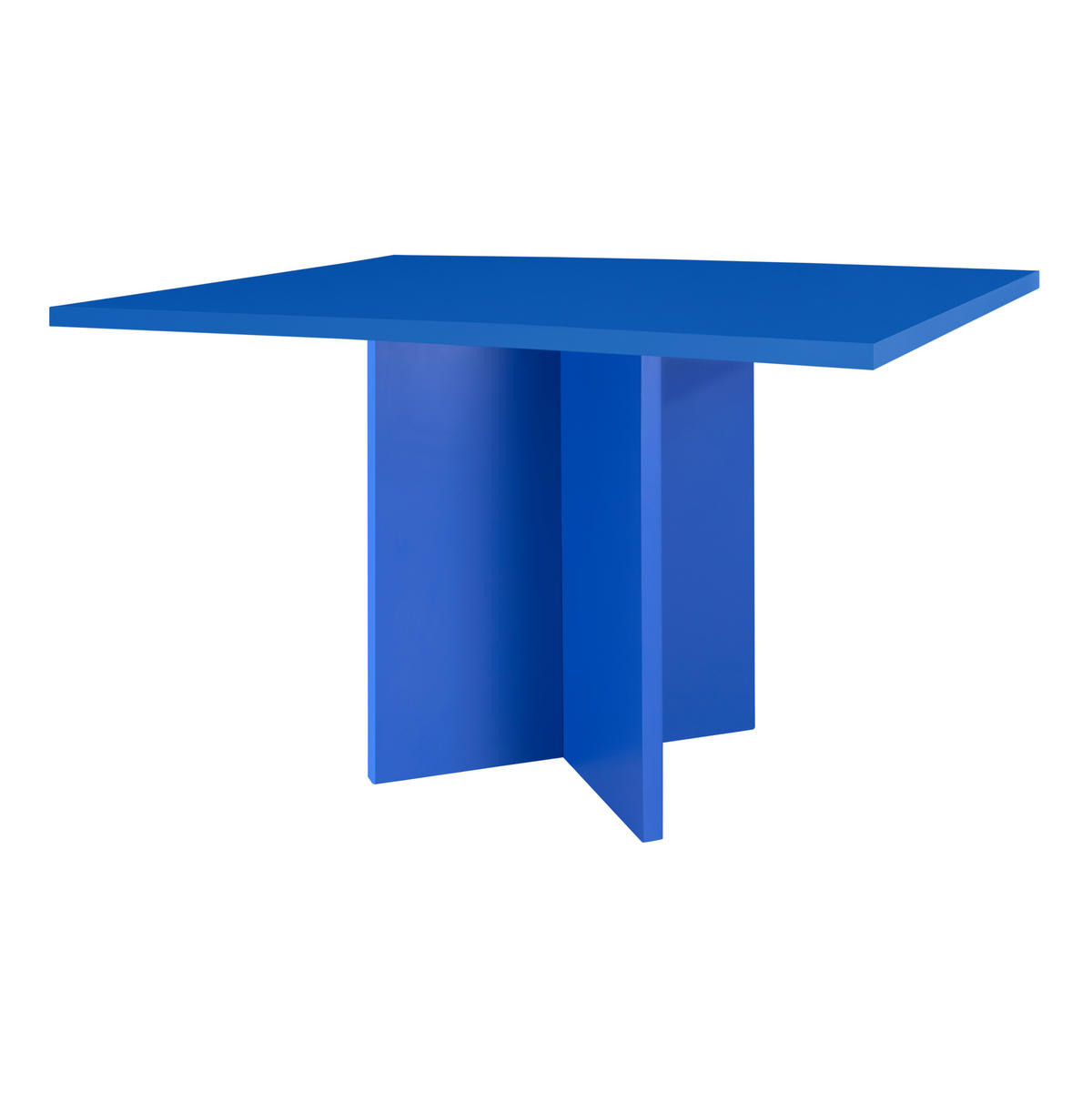 ESSTISCH Rechteckiger mit laminiertem 3 cm in Preußischblau, 90/120 cm - Blau, Holzwerkstoff (90/120/75cm) - RNT By Really Nice Things
