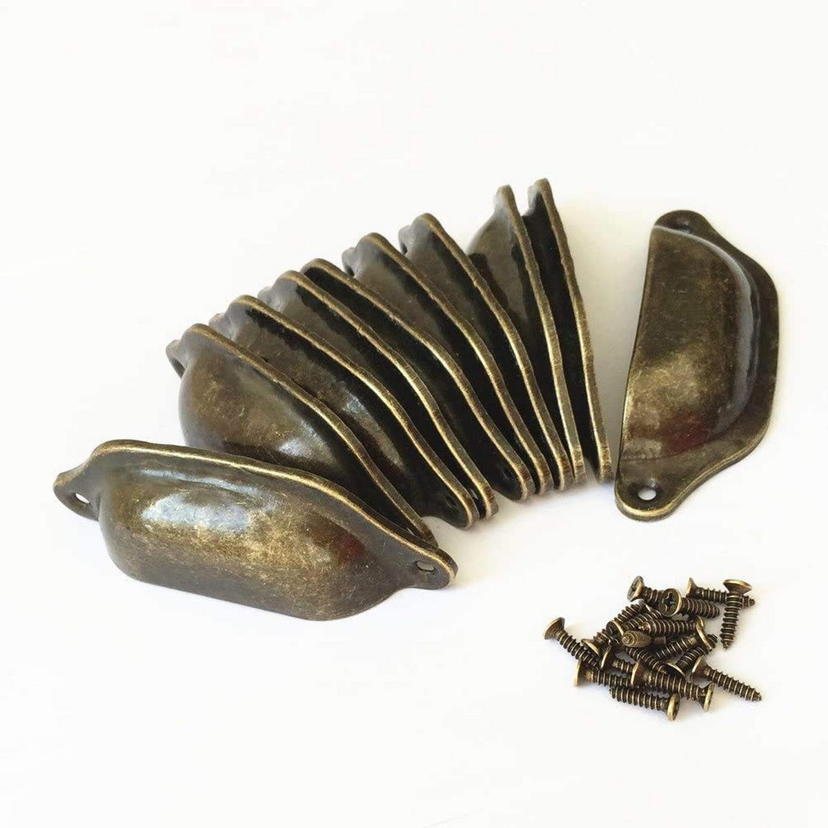 MÖBELGRIFF 20er-Set - Goldfarben, Metall (3.4/3.4/0.98cm)