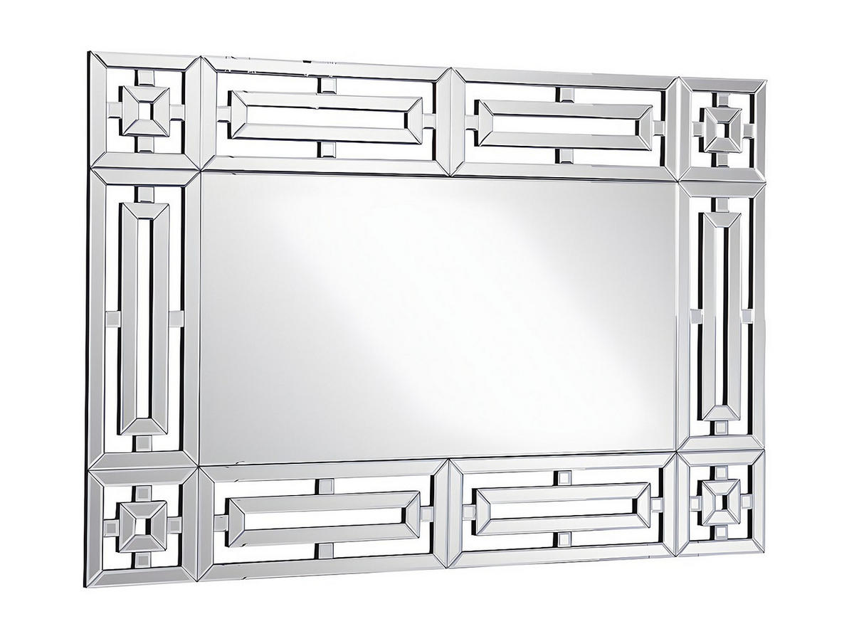 WANDSPIEGEL - 120cm x 1.9cm - Spiegelglas - silberfarben - LOAYE - Silberfarben, Glas (120/80/1.9cm) - Vente-Unique